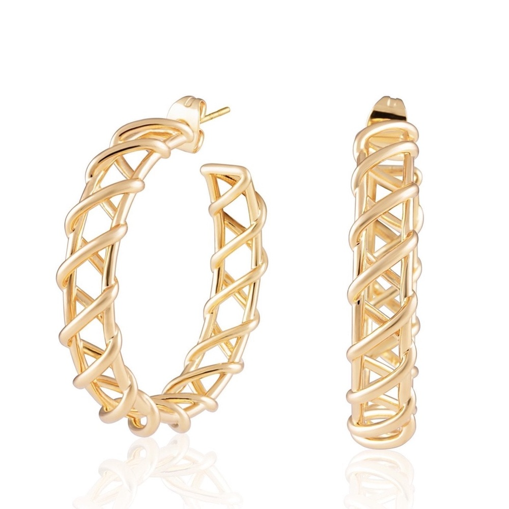 Sahira Jewelry Design Asher Hoops